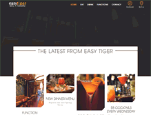 Tablet Screenshot of easytigerbar.co.nz